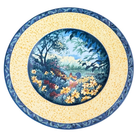 FITZ and FLOYD Coq Du Village Buffet Serving Platter 12” NWT - Picture 1 of 4